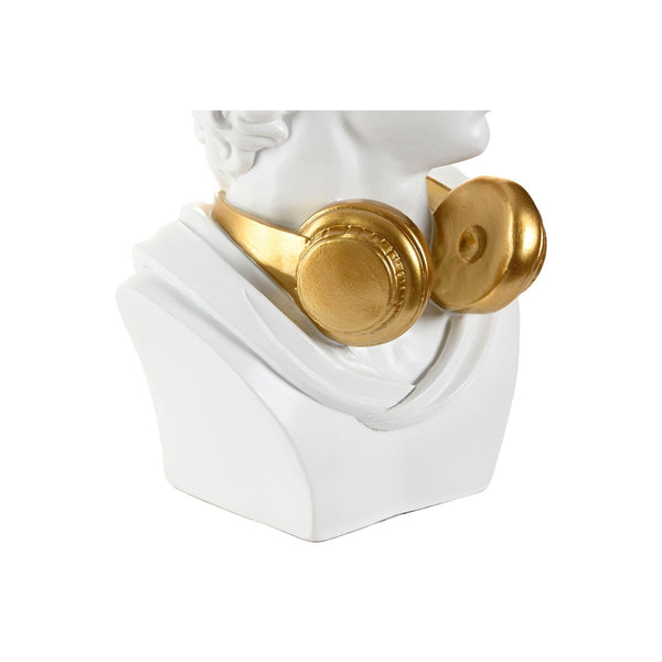 Koristehahmo Home ESPRIT Valkoinen ja Kullattu