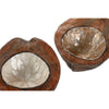 Home ESPRIT Tarjotin Esineille Valkoinen Beige 22x18x8 cm