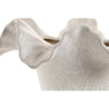 Valkoinen Keramiikkamaljakko Home ESPRIT 30 x 30 x 18 cm