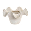 Valkoinen Keramiikkamaljakko Home ESPRIT 30 x 30 x 18 cm