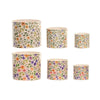 Keramikkaruukut Shabby Chic 3 kpl