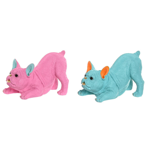 Koristehahmo Koira Sininen ja Fuksia 34,5 cm