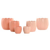 Shabby Chic Kasvit Terrakotta Vaaleanpunainen 3 kpl