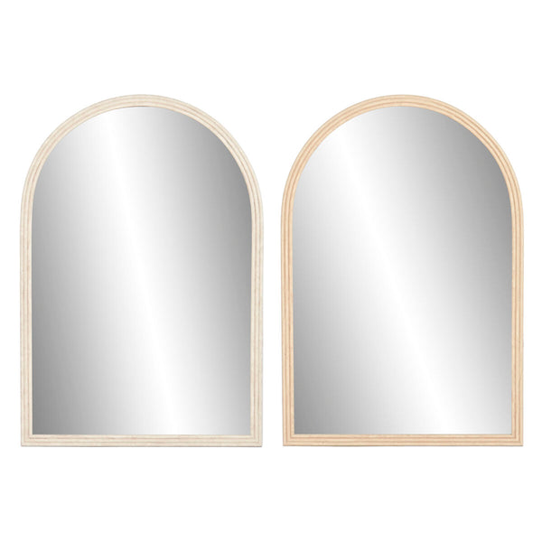 Scandi seinäpeili 2 osaa, beige ja luonnollinen