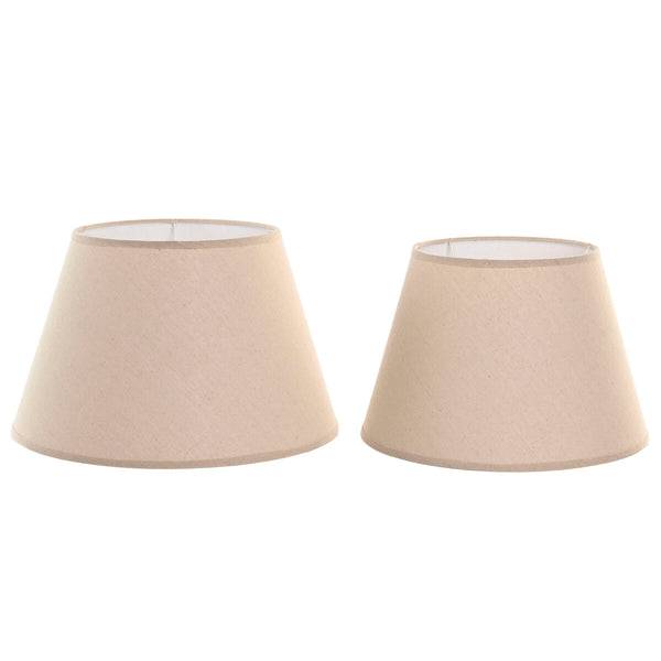 Beige Lampunvarjostin Pellava ja Metalli