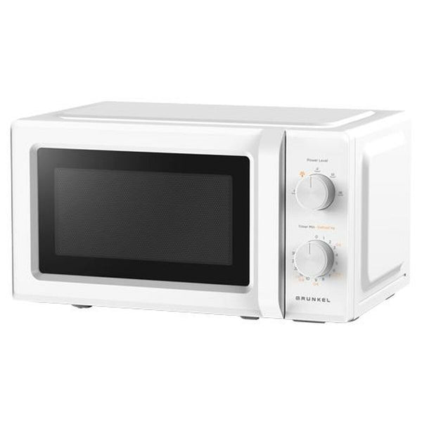 Grunkel Valkoinen Mikroaaltouuni 700 W 20 L - Vuodevaatteet.fi