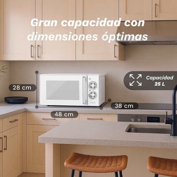 Grunkel Airfryer Valkoinen 800W 25L - Vuodevaatteet.fi