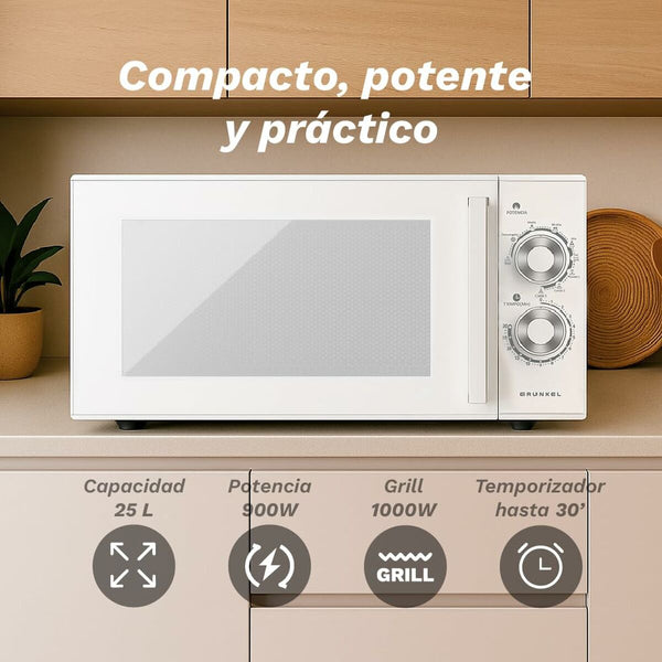 Grunkel Airfryer Valkoinen 800W 25L - Vuodevaatteet.fi