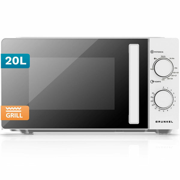 Grunkel mikroaaltouuni grillillä 700W 20L - Vuodevaatteet.fi