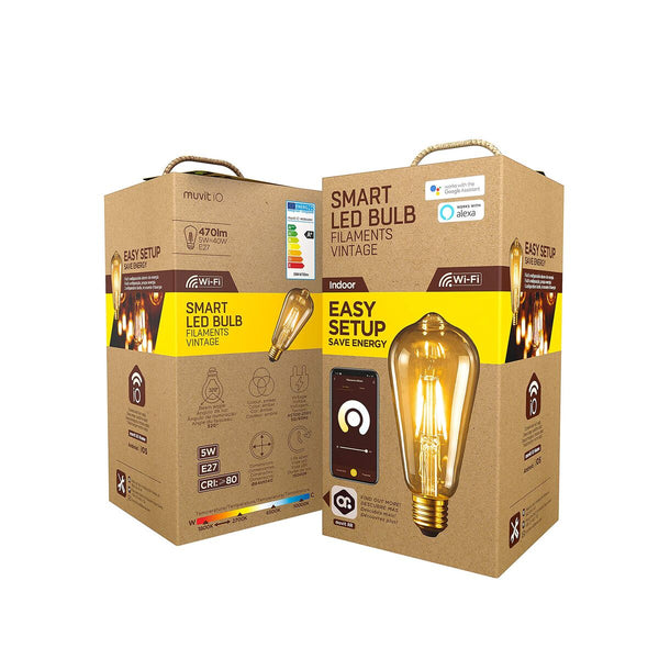 Älykäs Polttimo Muvit iO Wi-Fi E27