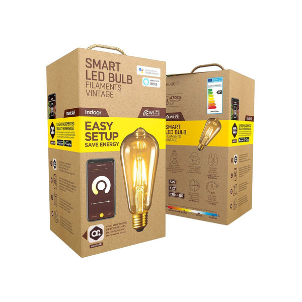 Älykäs Polttimo Muvit iO Wi-Fi E27