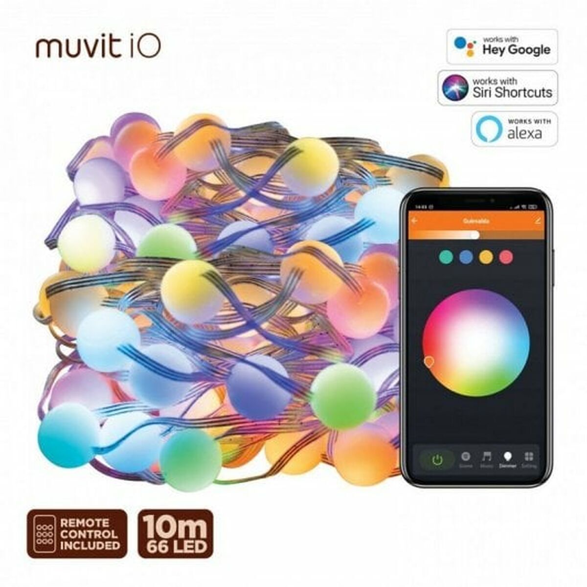 Muvit iO LED-valokranssi 10 m