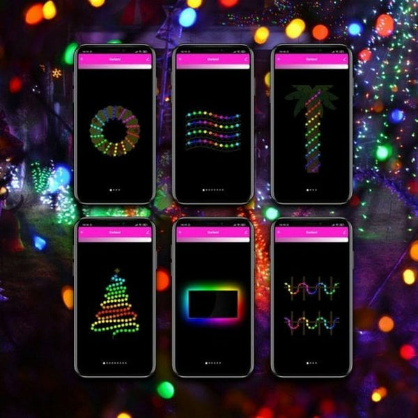 Muvit LED-valokranssi 5 m Wi-Fi-yhteydellä