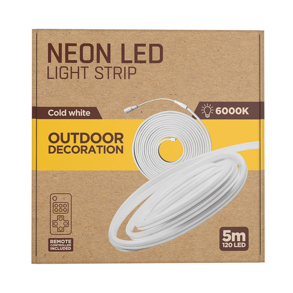 Muvit iO LED-nauhat 5 m kylmä valkoinen