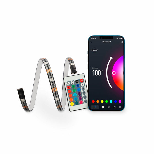 KSIX RGB LED-nauhat kauko-ohjauksella