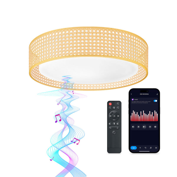 KSIX Bohemia E Upotettu LED-kattovalo 35 W