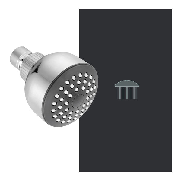 Fontastock kromattu suihkupää ABS-muovista