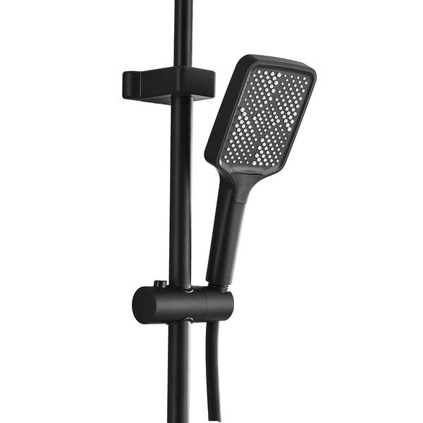 Fontastock Musta Suihkukolumni Ruostumaton Teräs