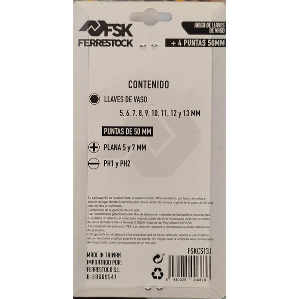 Ferrestock Jakoavainsetti 13 osaa