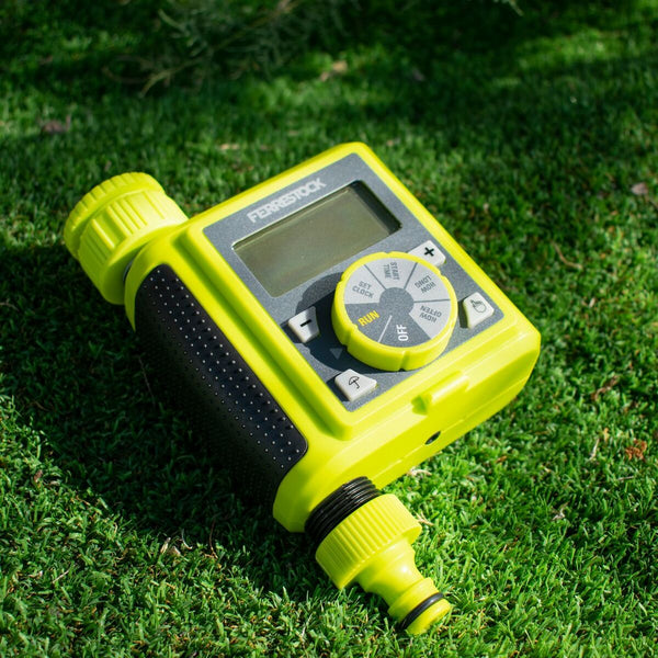 Ferrestock digitaalinen kasteluohjelmoija, keltainen