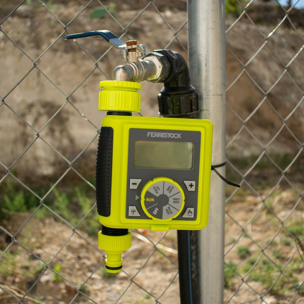 Ferrestock digitaalinen kasteluohjelmoija, keltainen