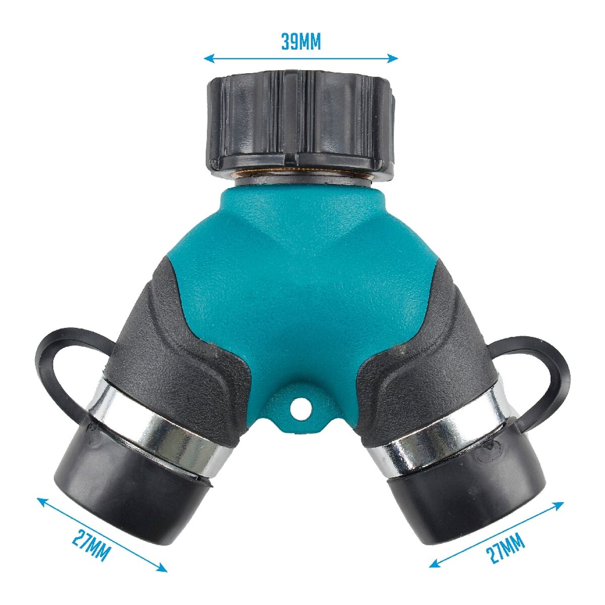 Messinkinen Y-liitin 3/4"