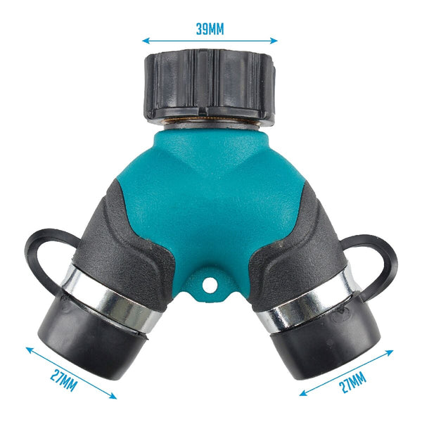 Messinkinen Y-liitin 3/4"