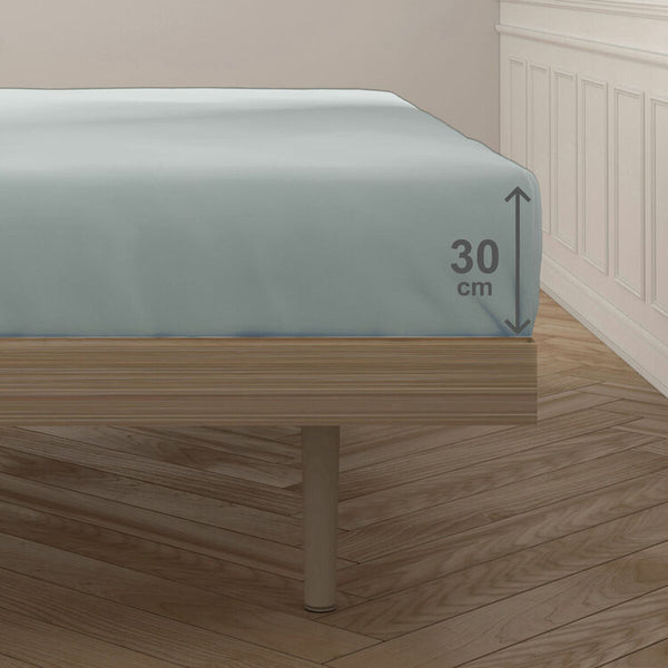 Vaaleanharmaa Sängyn Pohja-Arkki 150 cm Puuvillaa