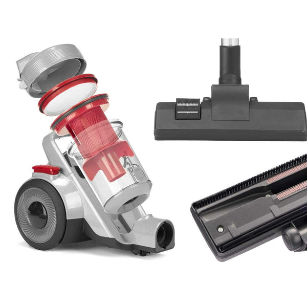 Argon Pölynimuri Punainen Harmaa 900 W