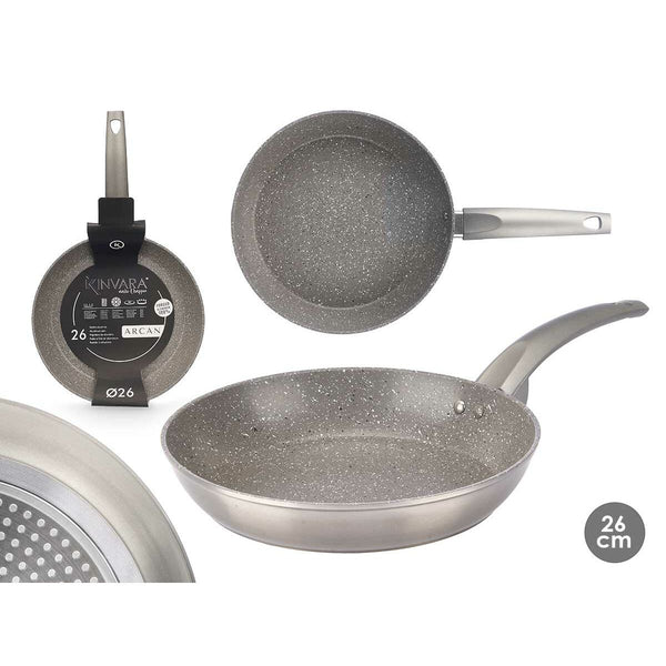 Kinvara Hopeinen Non-stick Paistinpannu Induktiolle