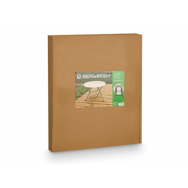 Ibergarden Taitettava Sivupöytä Valkoinen Harmaa