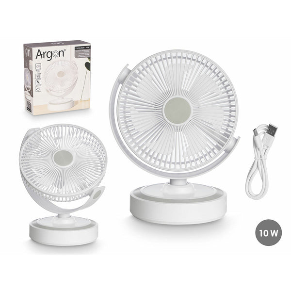 Argon Valkoinen Pöytätuuletin 10 W
