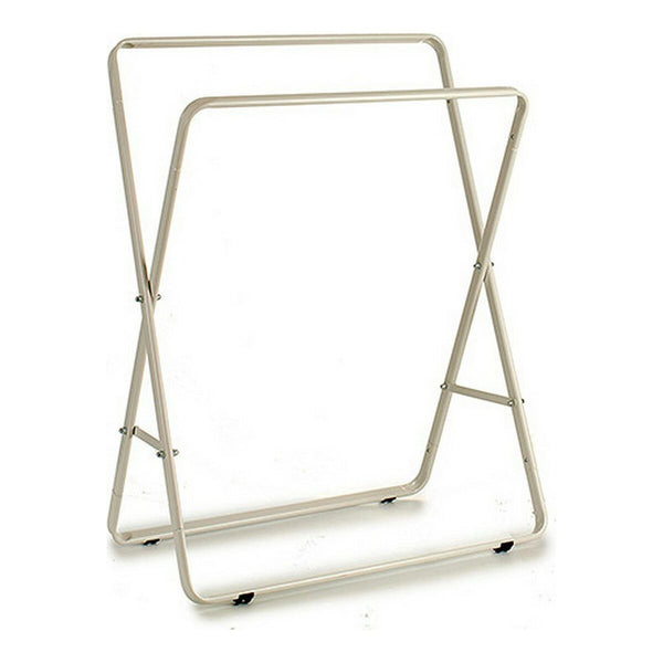 Valkoinen Double Pyyheteline 35 x 80 x 66 cm