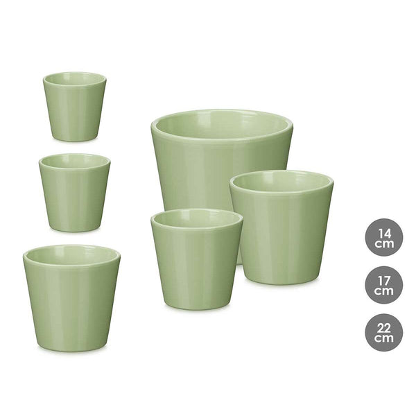 Ibergarden Saviruukkusetti Mintunvihreä 3 kpl