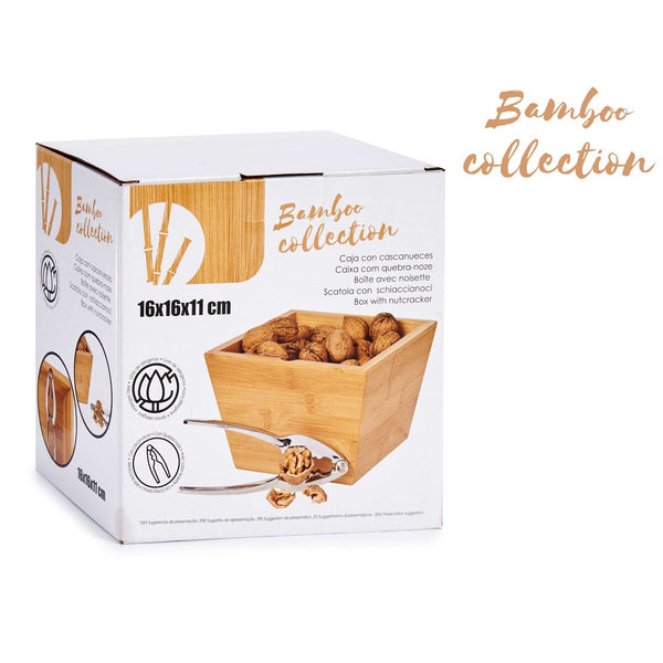 Kinvara Pähkinänsärkijä ja Kulho, Ruskea Metalli ja Bambu