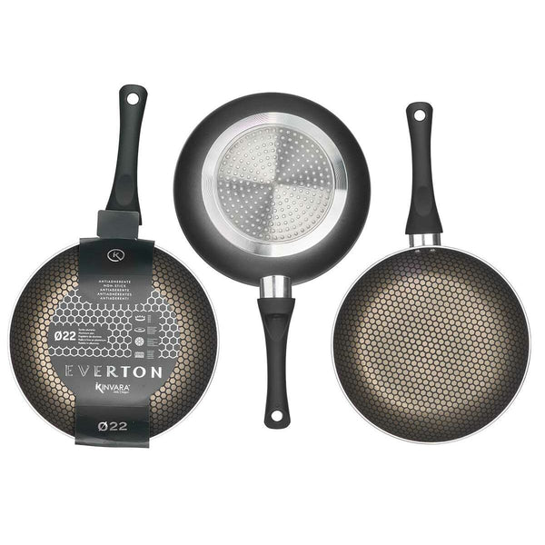 Kinvara Non-stick Paistinpannu 22 cm, Musta