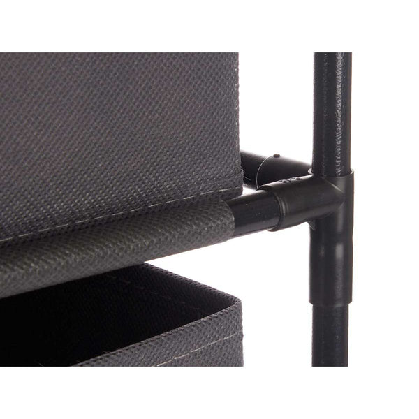 Kipit Musta Harmaa Kangashylly 35x35x102 cm