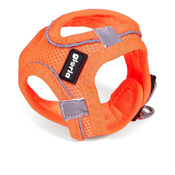 Gloria Air Mesh Trek Star Säädettävät Koiran Valjaat Oranssi XXXS