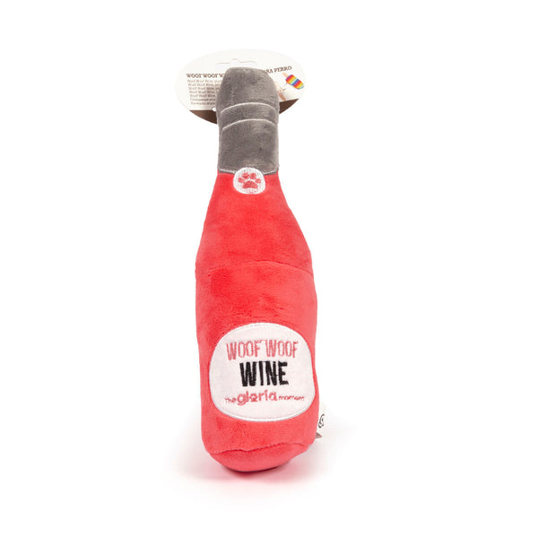 Gloria Woof Woof Wine Pinkki Koiran Pehmolelu
