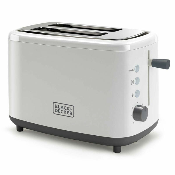 Black & Decker leivänpaahdin, 2 osaa, valkoinen - Vuodevaatteet.fi
