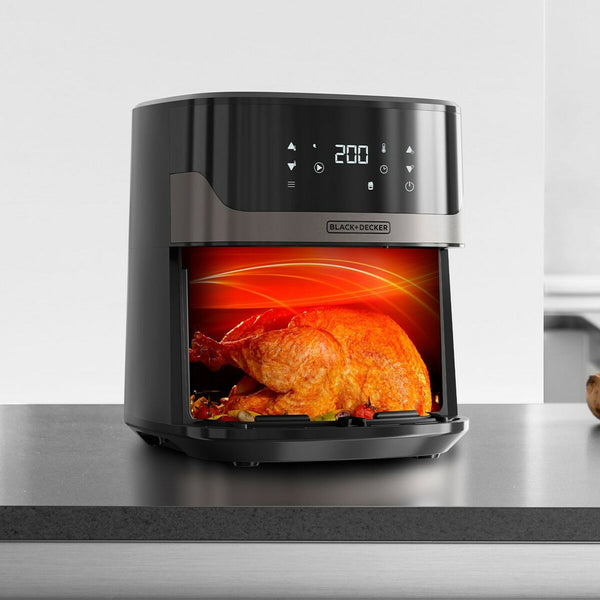 Black & Decker Ilmafriteerauskeitin 1600 W, 6,5 L - Vuodevaatteet.fi