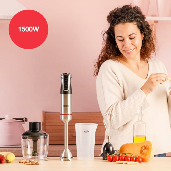 Solac sauvasekoitin ruostumattomasta teräksestä - Vuodevaatteet.fi