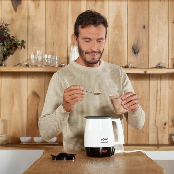 Solac Choco-Latte vedenkeitin 1L valkoinen - Vuodevaatteet.fi