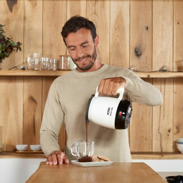 Solac Choco-Latte vedenkeitin 1L valkoinen - Vuodevaatteet.fi