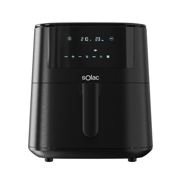Solac Airfryer Musta 7 L - Vuodevaatteet.fi