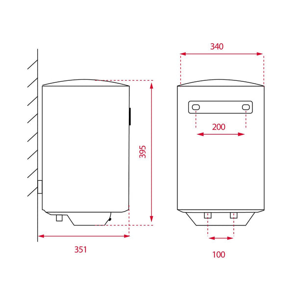 Teka Vedenkeitin 15L Valkoinen 1500W - Vuodevaatteet.fi