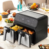 InnovaGoods Fryinn Double Airfryer 8L Musta