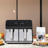 InnovaGoods Fryinn Double Airfryer 8L Musta