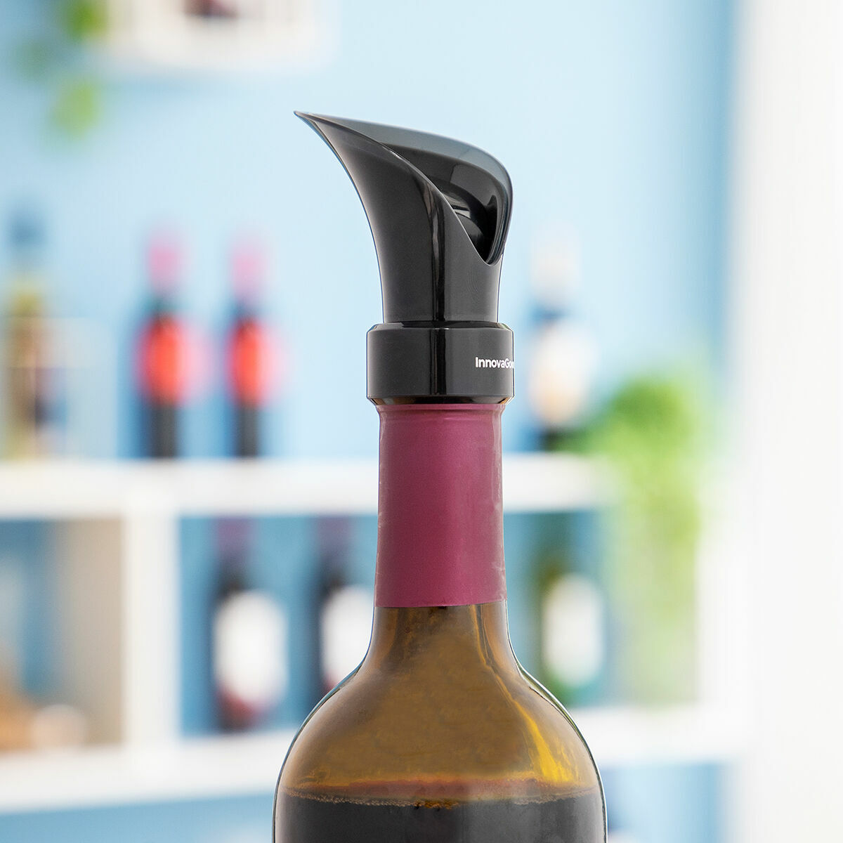 InnovaGoods 2-in-1 Viinitulppa Kaatajalla ja Ilmaajalla