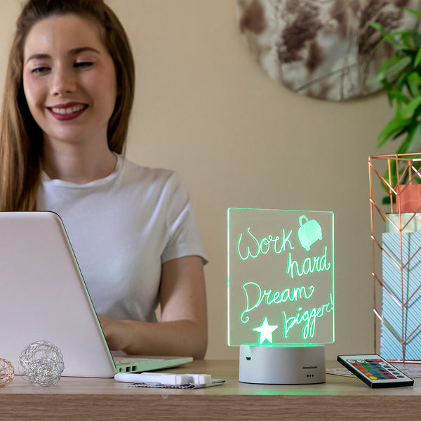 InnovaGoods LED-ilmoitustaulu Lemo